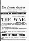 Croydon Guardian and Surrey County Gazette Wednesday 03 October 1877 Page 1