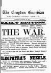 Croydon Guardian and Surrey County Gazette Thursday 18 October 1877 Page 1
