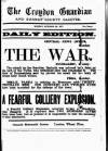 Croydon Guardian and Surrey County Gazette Monday 22 October 1877 Page 1