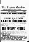Croydon Guardian and Surrey County Gazette Tuesday 30 October 1877 Page 1