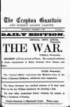 Croydon Guardian and Surrey County Gazette Wednesday 07 November 1877 Page 1