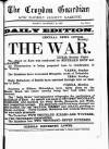 Croydon Guardian and Surrey County Gazette Monday 19 November 1877 Page 1