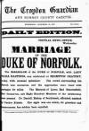 Croydon Guardian and Surrey County Gazette Wednesday 21 November 1877 Page 1