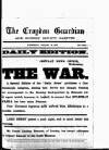 Croydon Guardian and Surrey County Gazette Wednesday 16 January 1878 Page 1