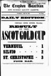 Croydon Guardian and Surrey County Gazette Thursday 20 June 1878 Page 1