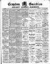 Croydon Guardian and Surrey County Gazette Saturday 16 October 1886 Page 1