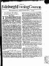 Edinburgh Courant Tue 02 Oct 1750 Page 1