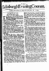 Edinburgh Courant Thu 11 Oct 1750 Page 1