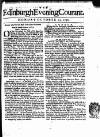 Edinburgh Courant Mon 15 Oct 1750 Page 1