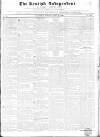 Kentish Independent Saturday 23 September 1843 Page 1