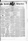 Kentish Independent Saturday 19 January 1850 Page 1