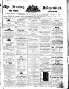 Kentish Independent Saturday 10 October 1857 Page 1