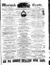 Woolwich Gazette Saturday 12 March 1881 Page 1