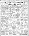 Shoreditch Observer Saturday 22 October 1887 Page 1