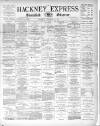 Shoreditch Observer Saturday 31 December 1887 Page 1