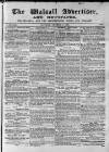 Walsall Advertiser Saturday 06 December 1862 Page 1