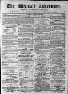 Walsall Advertiser Saturday 09 January 1864 Page 1