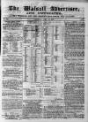 Walsall Advertiser Saturday 30 April 1864 Page 1