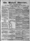 Walsall Advertiser Saturday 24 September 1864 Page 1