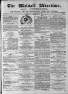 Walsall Advertiser Saturday 17 December 1864 Page 1
