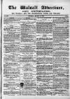 Walsall Advertiser Saturday 18 March 1865 Page 1
