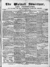 Walsall Advertiser Saturday 29 April 1865 Page 1