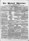 Walsall Advertiser Saturday 15 July 1865 Page 1