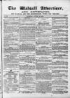 Walsall Advertiser Saturday 26 August 1865 Page 1