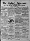 Walsall Advertiser Saturday 08 December 1866 Page 1