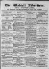 Walsall Advertiser Saturday 11 January 1868 Page 1