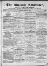 Walsall Advertiser Saturday 15 August 1868 Page 1