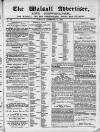 Walsall Advertiser Saturday 19 September 1868 Page 1