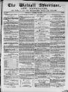 Walsall Advertiser Saturday 31 October 1868 Page 1