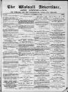 Walsall Advertiser Saturday 21 November 1868 Page 1