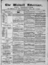 Walsall Advertiser Saturday 02 January 1869 Page 1