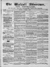 Walsall Advertiser Tuesday 05 January 1869 Page 1
