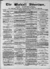 Walsall Advertiser Tuesday 26 January 1869 Page 1