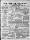 Walsall Advertiser Saturday 20 February 1869 Page 1