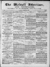 Walsall Advertiser Tuesday 16 March 1869 Page 1