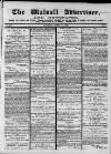 Walsall Advertiser Saturday 10 April 1869 Page 1