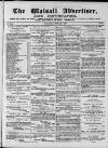 Walsall Advertiser Saturday 22 May 1869 Page 1