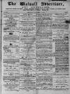 Walsall Advertiser Saturday 08 January 1870 Page 1