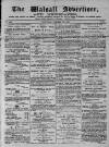 Walsall Advertiser Saturday 29 January 1870 Page 1