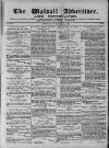 Walsall Advertiser Saturday 05 February 1870 Page 1