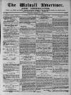Walsall Advertiser Tuesday 22 March 1870 Page 1