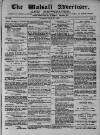 Walsall Advertiser Tuesday 17 May 1870 Page 1