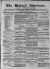 Walsall Advertiser Saturday 18 June 1870 Page 1