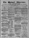 Walsall Advertiser Saturday 27 August 1870 Page 1