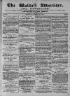 Walsall Advertiser Saturday 22 October 1870 Page 1
