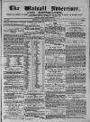 Walsall Advertiser Saturday 12 November 1870 Page 1